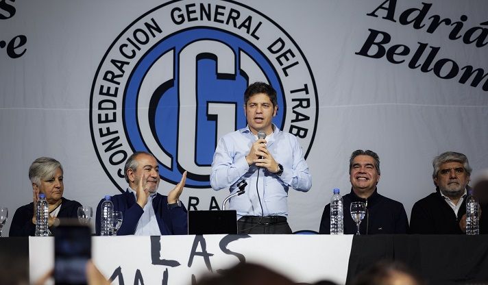 Kicillof junto a la CGT en el Chaco y llamó a “construir con todos” para enfrentar a Milei