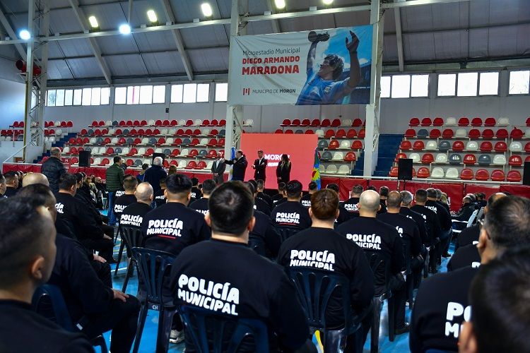 Morón presentó la Escuela de la Policía Municipal