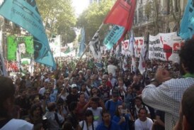 Este jueves, la “Marcha de los Endeudados”: sindicatos y movimientos sociales protestarán contra el Gobierno