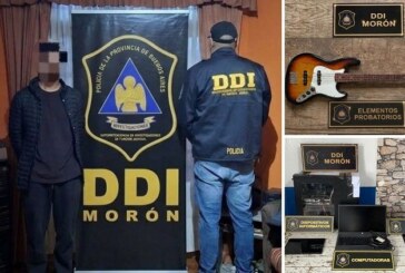 Castelar | Detuvieron a un profesor de guitarra acusado de grooming y distribución de material de abuso sexual infantil