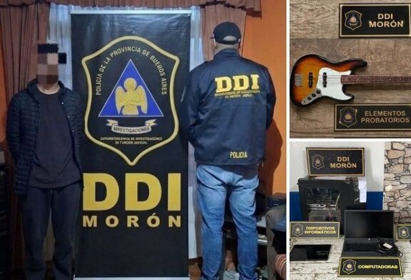 Castelar | Detuvieron a un profesor de guitarra acusado de grooming y distribución de material de abuso sexual infantil