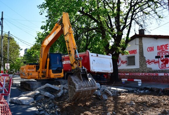 Morón | Comenzó la repavimentación integral de la calle 25 de Mayo