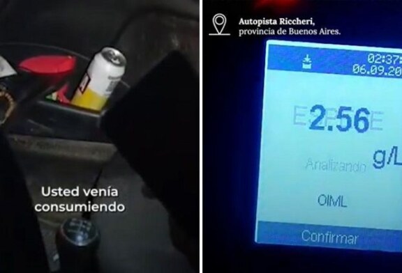 La Matanza | Tomaba cerveza y manejaba por la Riccheri: el alcoholemia le dio 2,56