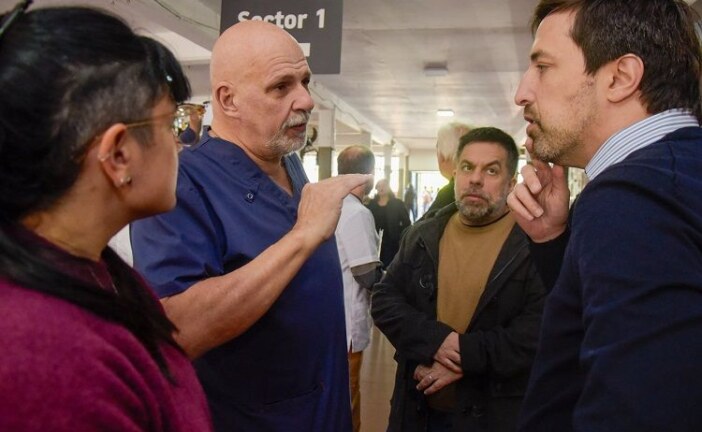 La Matanza | Kreplak recorrió las obras en el Hospital Paroissien: ampliarán un 50% las camas de cuidados críticos