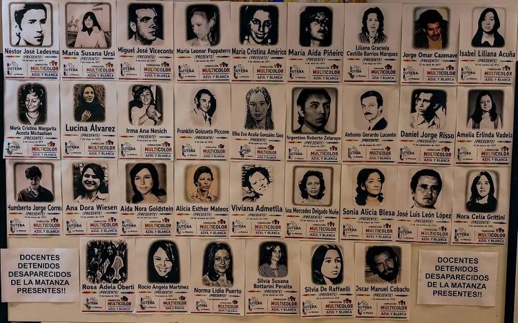Suteba Matanza colocará una nueva placa en homenaje a docentes detenidos desaparecidos durante la última dictadura