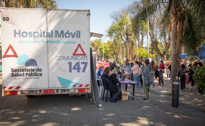 Octubre Rosa en La Matanza: convocatoria récord en jornada de prevención del cáncer de mama