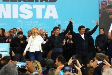 Kicillof tuvo su 17 de Octubre en La Matanza: “Es el comienzo de un camino que va a terminar en victoria”