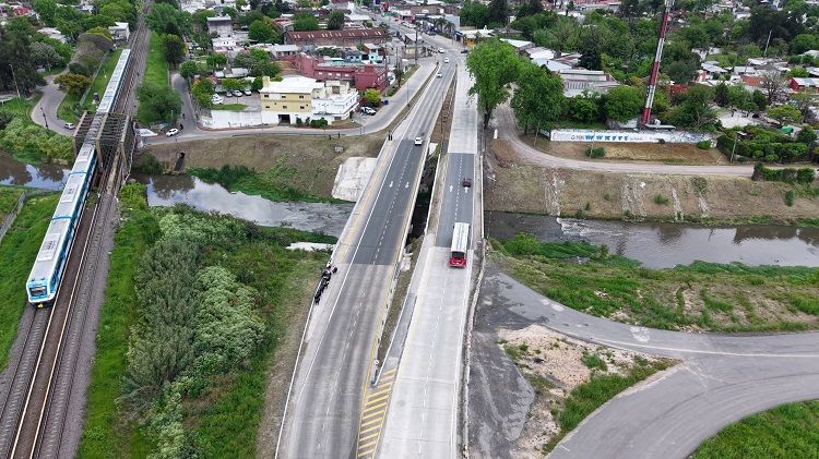 Inauguran en Moreno el nuevo puente sobre el río Reconquista y avanzan otras obras viales