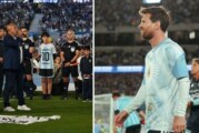 Fabio Santana, el veterano de Malvinas de La Matanza que cantó el Himno en la despedida de Messi